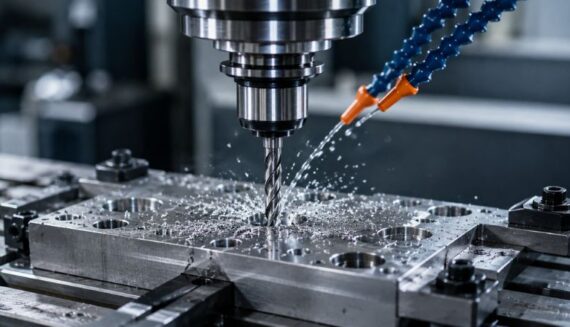 Premium drilling tools used in CNC machines for precision metal drilling, featuring industrial drill bits and CNC machining applications by Jay Tech Tools.