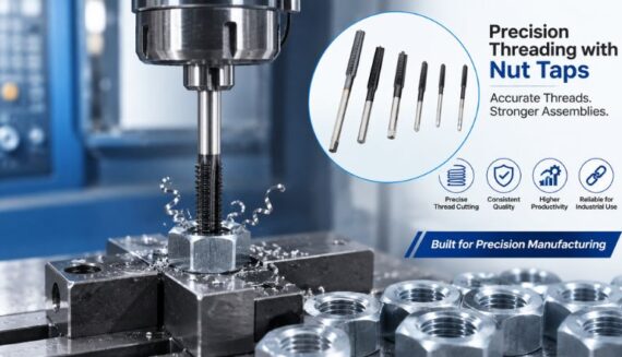 Premium Nut Taps Supplier in Gujarat - Precision Industrial Threading Tools by Jay Tech Tools for Engineering and Manufacturing Applications