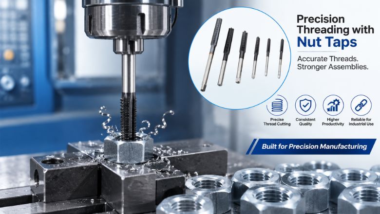 Premium Nut Taps Supplier in Gujarat - Precision Industrial Threading Tools by Jay Tech Tools for Engineering and Manufacturing Applications