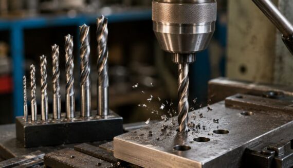 HSS Drill Bit used for industrial metal drilling by Jay Tech Tools