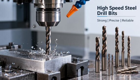 High Speed Steel Drill Bits used for CNC and VMC industrial drilling
