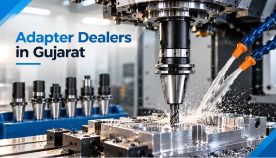 Industrial adapters for CNC and VMC machining applications by Jay Tech Tools in Gujarat