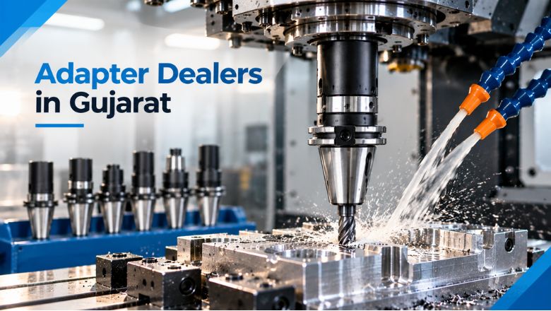 Industrial adapters for CNC and VMC machining applications by Jay Tech Tools in Gujarat