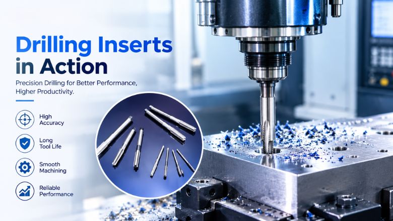 Drilling inserts used for precision CNC and VMC machining – Jay Tech Tools
